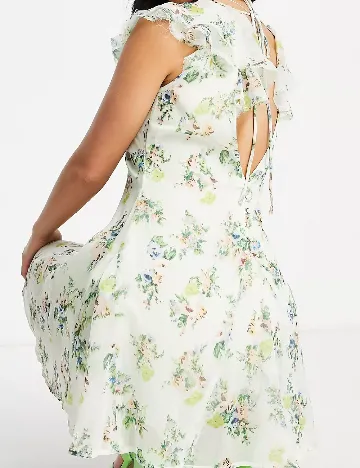 Rochie scurta ASOS, floral