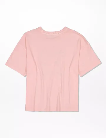 Tricou American Eagle, corai Roz