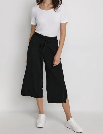 Pantaloni Kaffe, negru