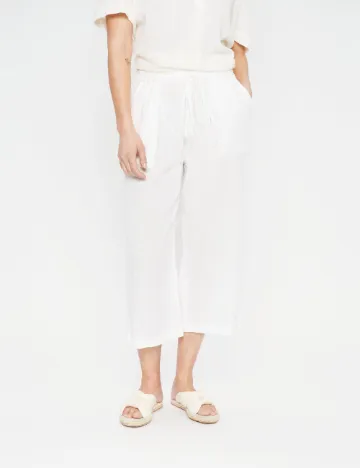 Pantaloni Saint Tropez, ecru