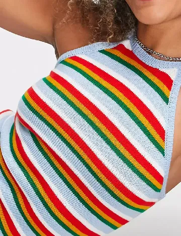 Rochie scurta COLLUSION, mix culori
