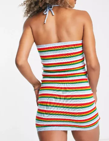 Rochie scurta COLLUSION, mix culori
