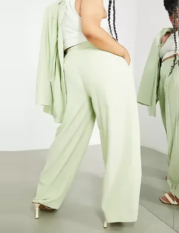 Pantaloni ASOS Curve, verde