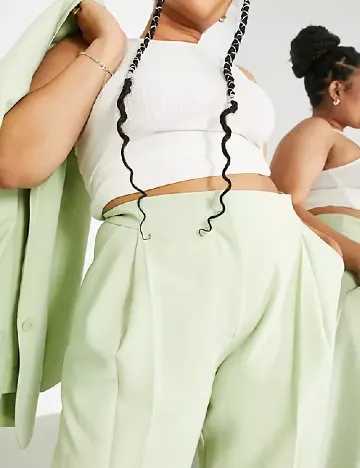 Pantaloni ASOS Curve, verde