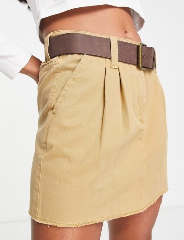 Fusta PETITES MISS SELFRIDGE, maro deschis