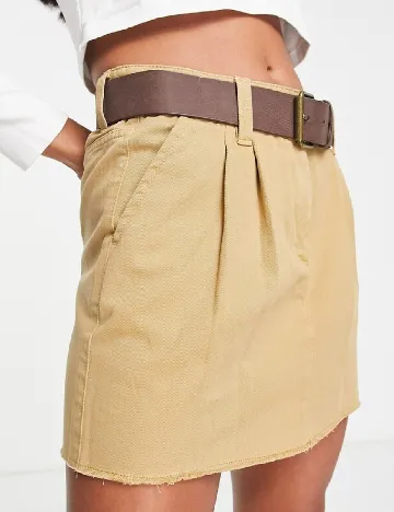 Fusta PETITES MISS SELFRIDGE, maro deschis