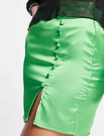 Fusta Miss Selfridge, verde