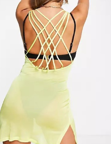Rochie de plaja ASOS, verde