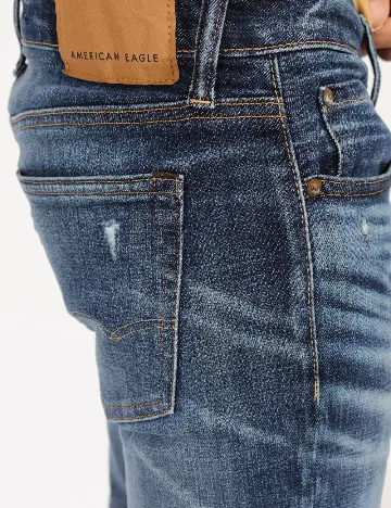 Blugi American Eagle, bleumarin inchis