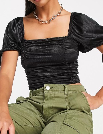 Top ASOS, negru