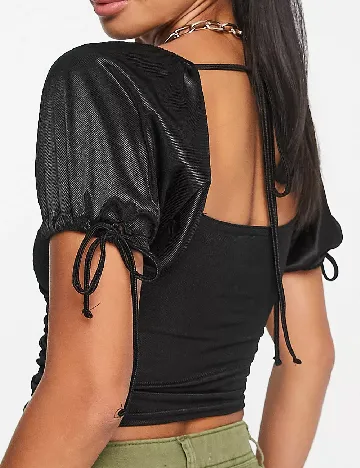 Top ASOS, negru