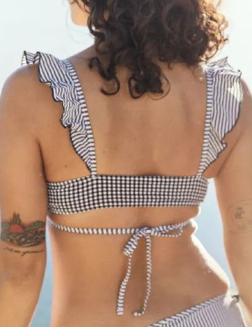 Sutien de baie Aerie, alb/negru