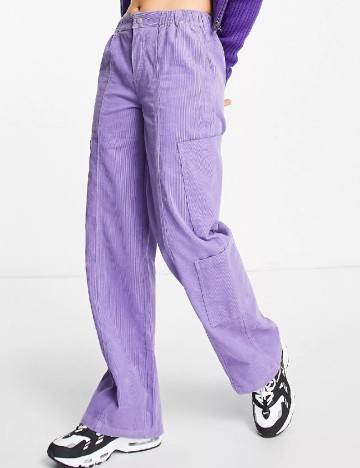 Pantaloni ASOS, mov