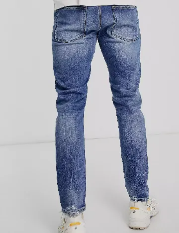 Blugi ASOS, albastru Albastru