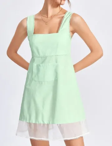 Rochie scurta SHEIN, verde