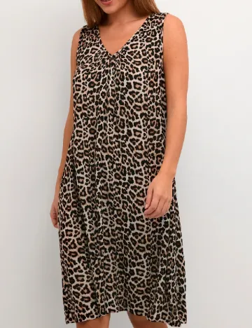 Rochie scurta Kaffe, animal print