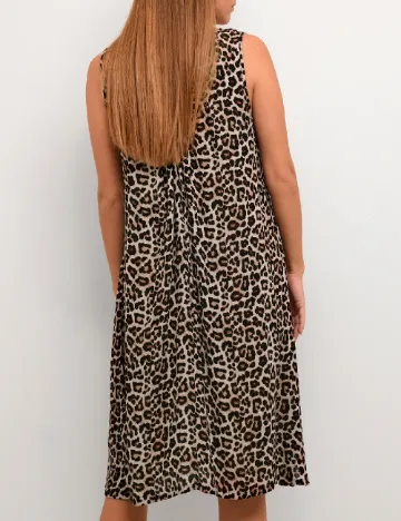Rochie scurta Kaffe, animal print