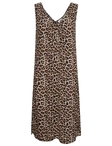 Rochie scurta Kaffe, animal print