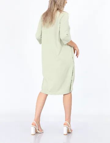 Rochie scurta Cream, verde
