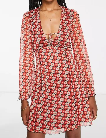 Rochie scurta Top Shop, rosu