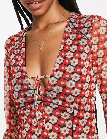 Rochie scurta Top Shop, rosu