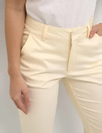 Pantaloni Kaffe, crem