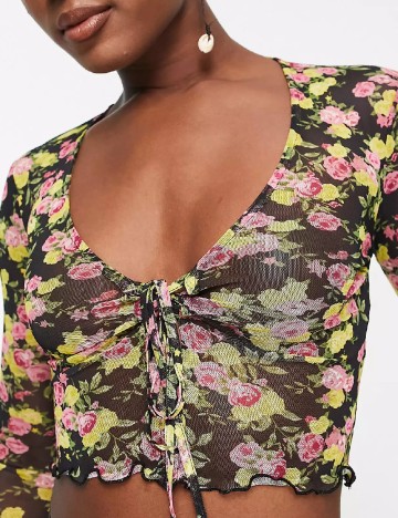 Top Miss Selfridge, floral