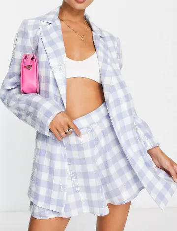 Pantaloni scurti ASOS, albastru