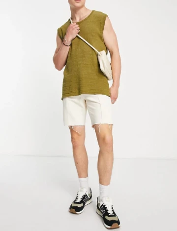 Pantaloni scurti ASOS, ecru