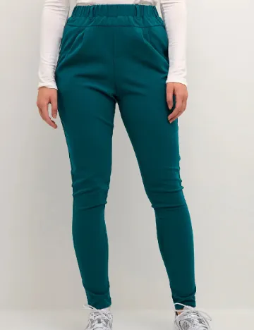 Pantaloni Kaffe, turcoaz