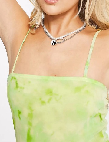 Rochie scurta COLLUSION, verde