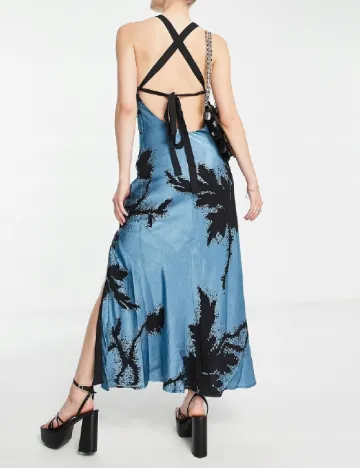 Rochie lunga Top Shop, albastru