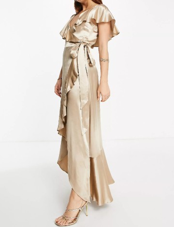 Rochie lunga Top Shop, crem