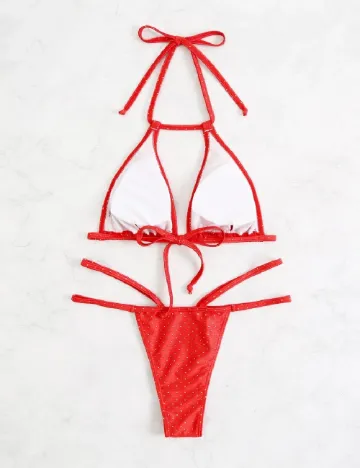 Costum de baie SHEIN, rosu