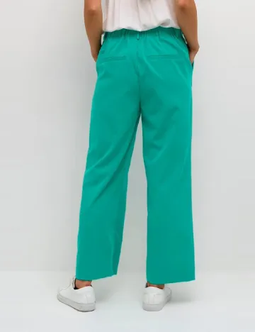 Pantaloni Cream, turcoaz