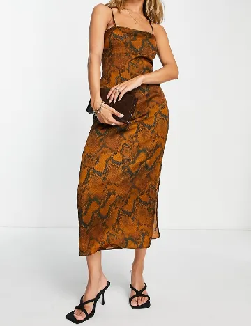 Rochie medie Top Shop, maro