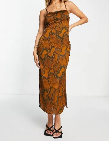 Rochie medie Top Shop, maro