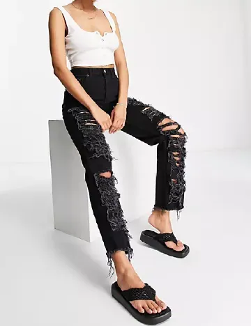 Blugi ASOS, negru