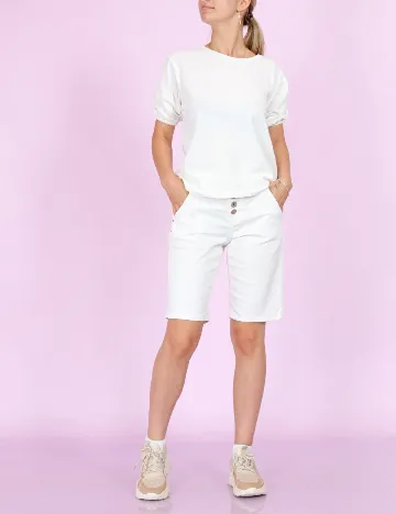 Pantaloni scurti Cream, ecru
