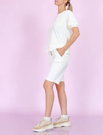 Pantaloni scurti Cream, ecru