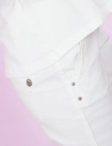 Pantaloni scurti Cream, ecru