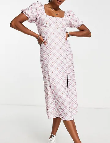 Rochie medie Miss Selfridge, alb Alb
