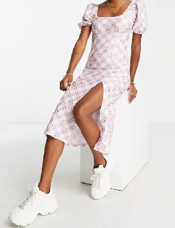 Rochie medie Miss Selfridge, alb Alb