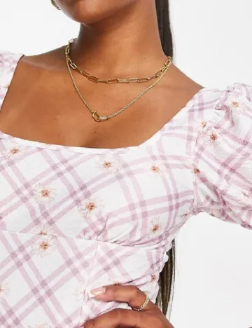 Rochie medie Miss Selfridge, alb Alb