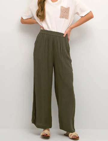 Pantaloni Kaffe, verde