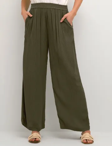 Pantaloni Kaffe, verde