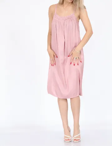 Rochie scurta Cream, roz