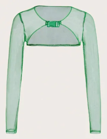 Top SHEIN, verde