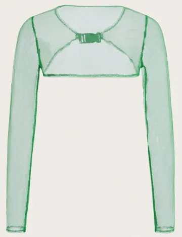 Top SHEIN, verde