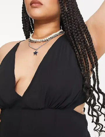 Rochie scurta ASOS Curve, negru